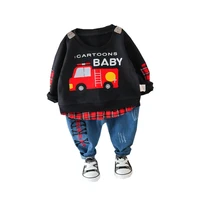 new spring autumn baby clothes kid boys cortoon t shirt girls pants 2pcssets children toddler clothing infant casual sportswear