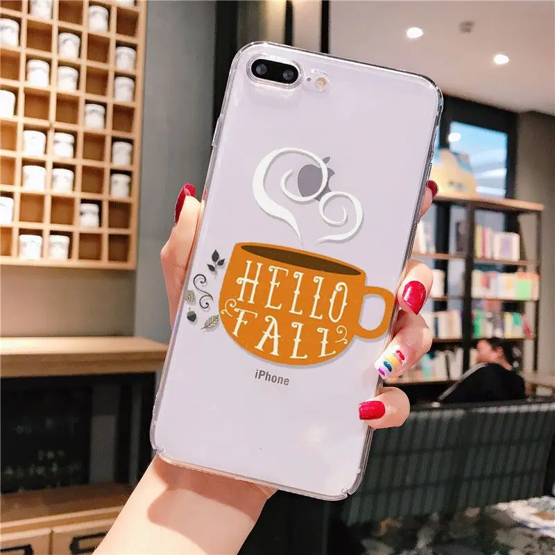 Yinuoda Pumpkin happy fall 2018 New Luxury fashion cell phone case for Apple iPhone 8 7 6 6S Plus X XS max 5 5S SE XR | Мобильные