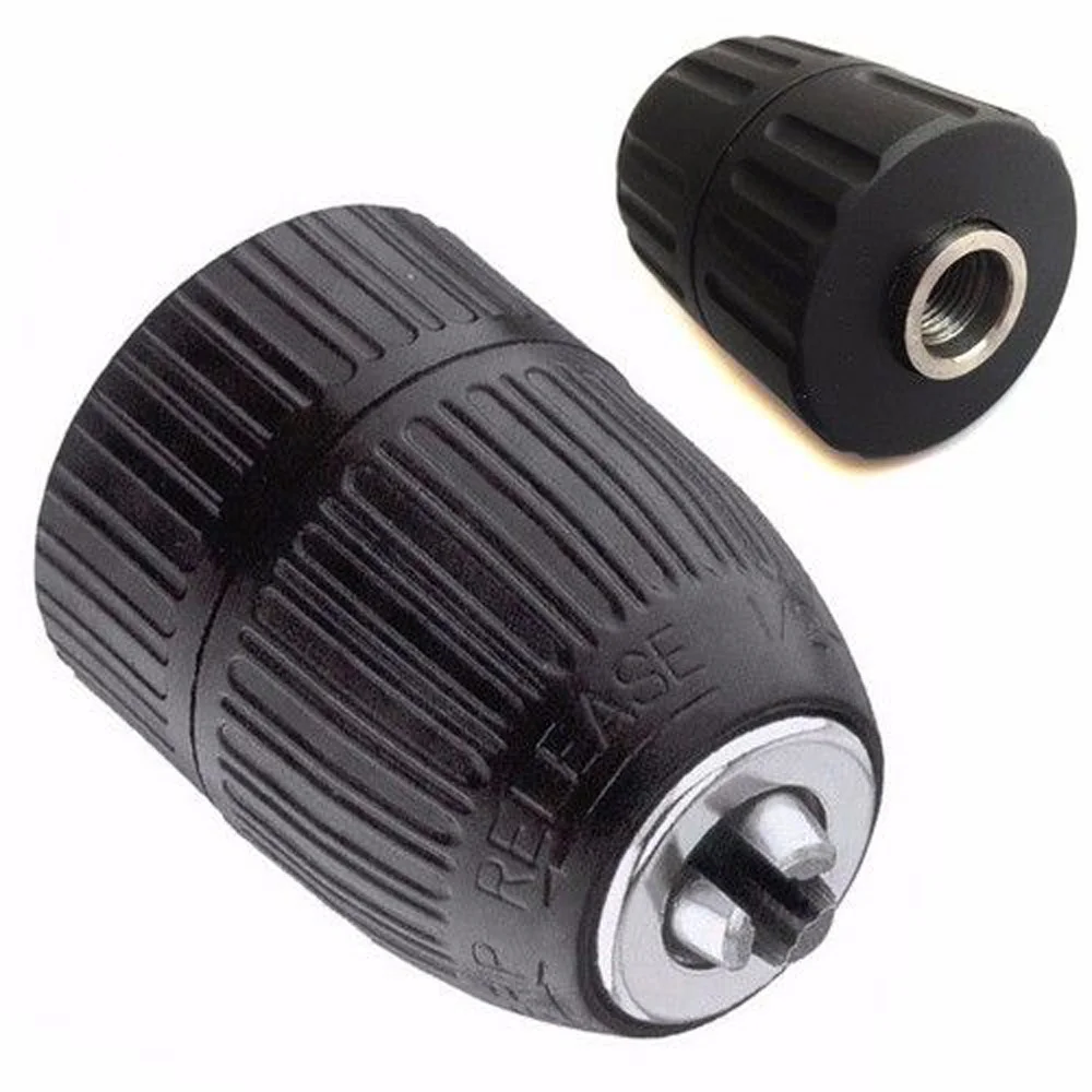 

Power Drill Tool Chuck 63mm Accessories Black Mount 20 UNF Capacity Length