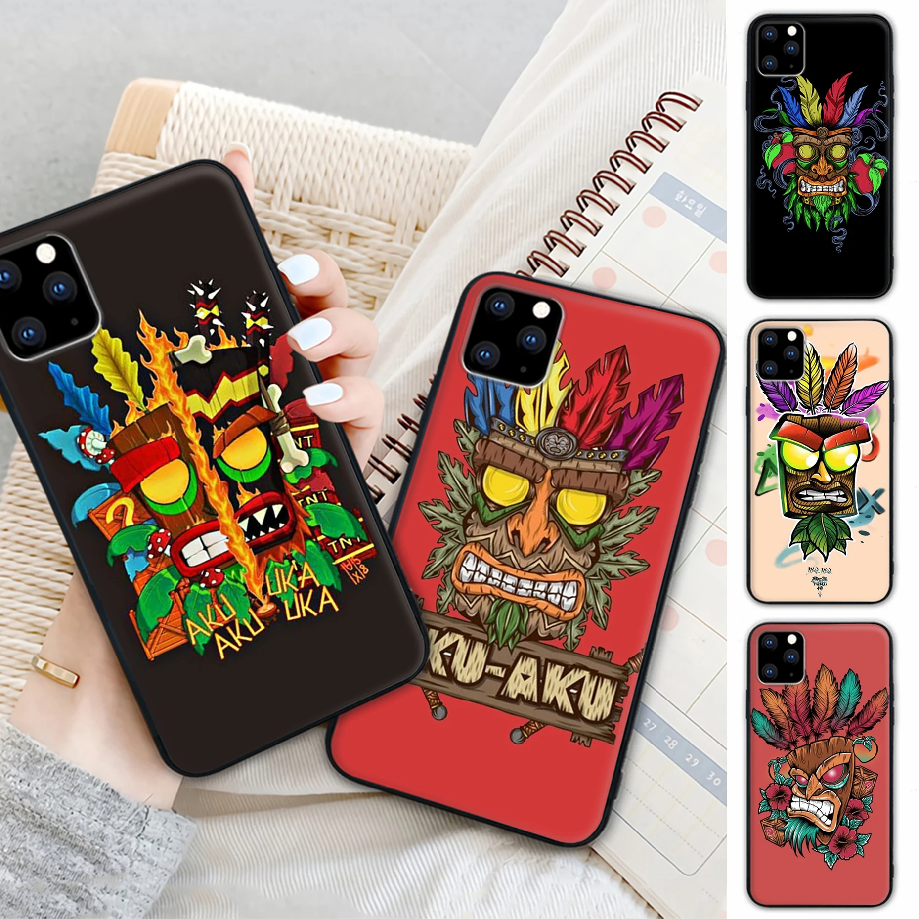 

Vintage Aku Aku Crash Cellphone Case Cover For Huawei Nova 5 T Y5 Y7 Y9 S Prime Mate 20 X 10 20 30 Lite Pro 9