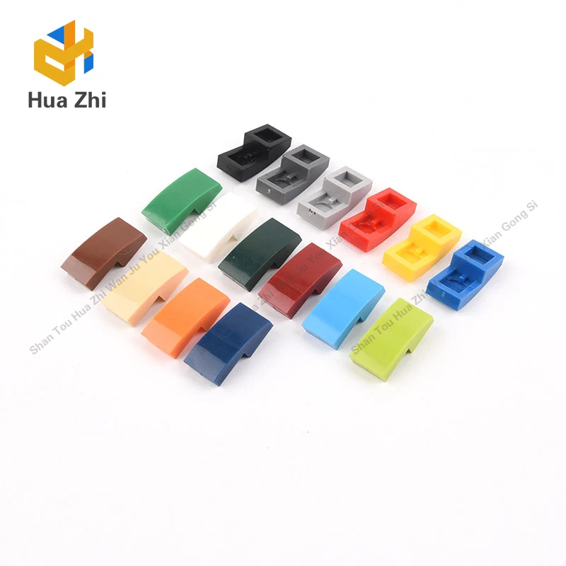 

10PCS 11477 Slope Curved 2x1 No Studs [1/2 Bow] Building Blocks Parts MOC DIY Education Build Toys Brick