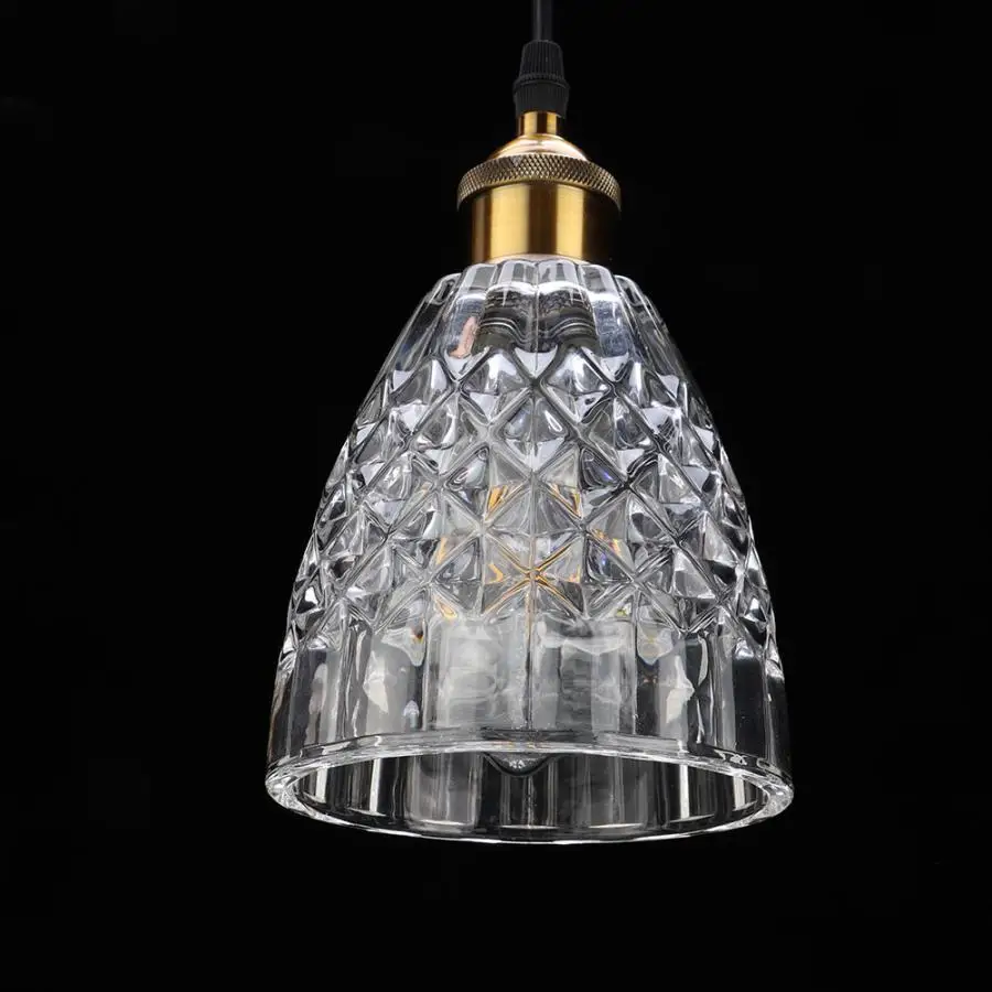 Стеклянный светодиодный подвесной светильник в современном стиле 100 240 В E27