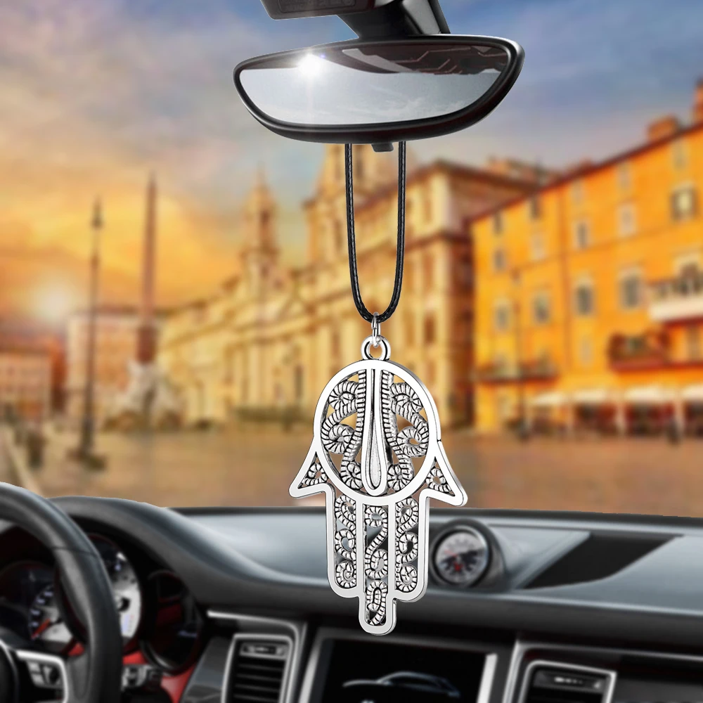 

Car Pendant fingered citron Rearview Mirror Decoration Auto Hanging Ornament Automobiles Interior Accessories god Gifts styling