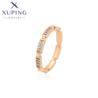 Xuping, модные ювелирные изделия, Новое поступление, простое кольцо золотого цвета для женщин, свадебные подарки A00892470