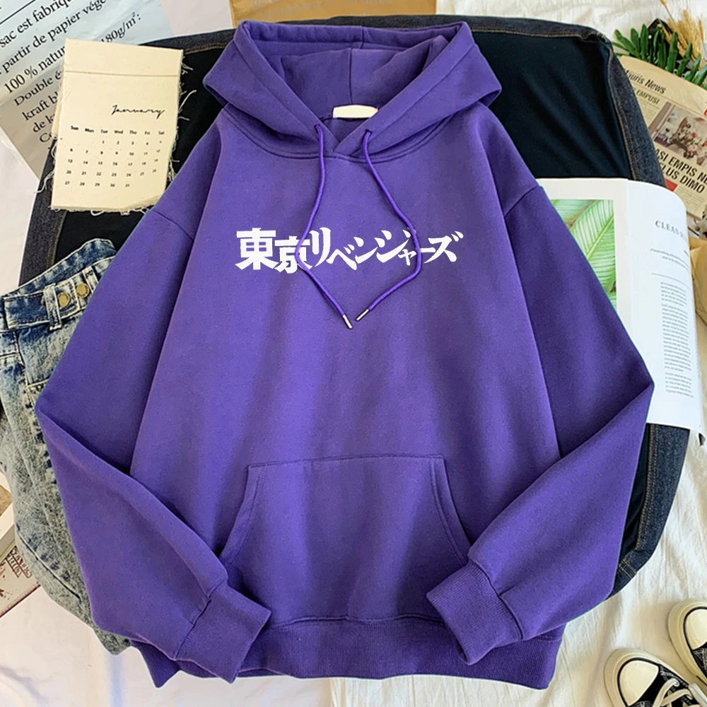 

Tokyo Revengers Anime Print Hoodies Mens Casual Style Tracksuit Autumn Harajuku Warm Streetwear Fleece Oversized Sweatshirt Male