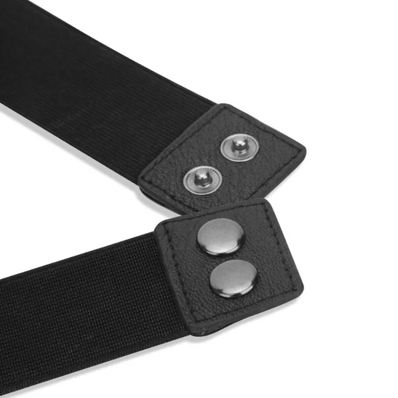 

Women Fashion elastic waist belt Leather Wide Wasit Belt With metal Chain All-match Coat Casual Female Designer Waistband