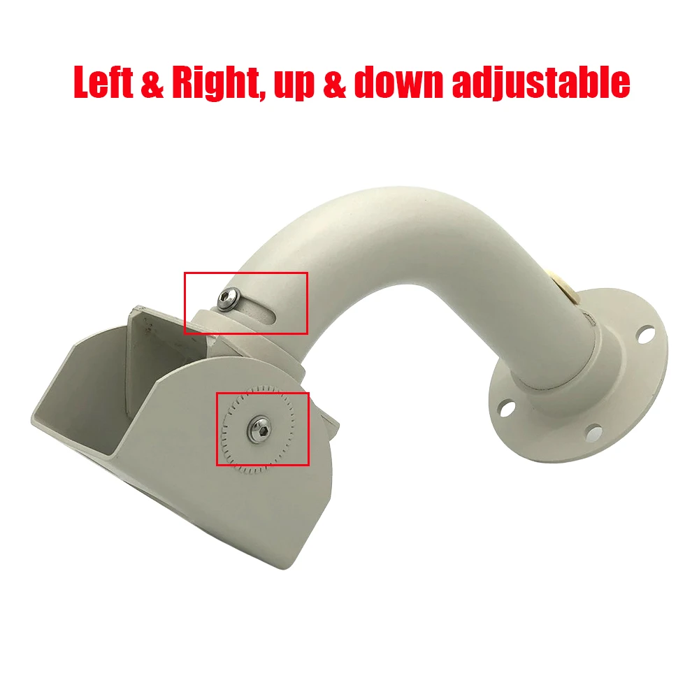 L Type Surveillance Security CCTV Camera Housing Stand Steel Wall Ceiling Mount Bracket With Adjustable Rotating Universal Head |