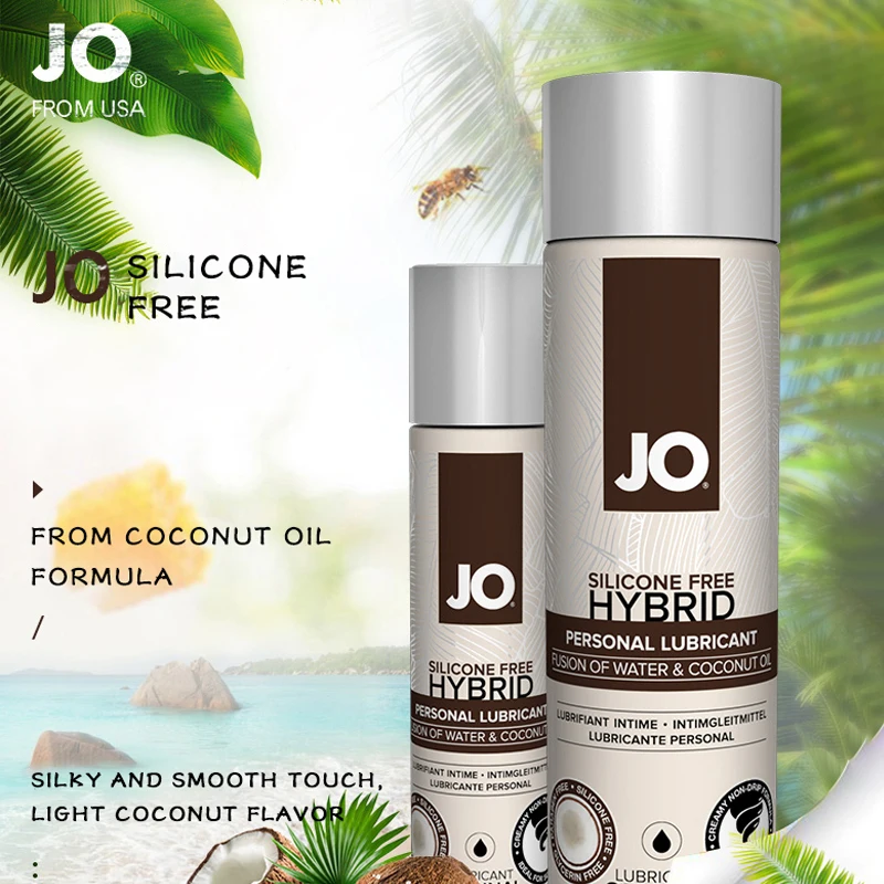 Система JO вода масло смесь кокосового аромата легко чистить Сексуальная смазка
