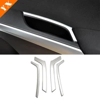 car inner door armrest decoration sticker cover interior trim silver for suzuki sx4 s cross crossover 2014 2021 accessories