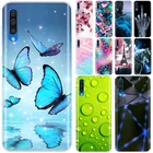 Для Samsung A70 чехол A705 цветок силиконовый чехол для задней панели телефона на Samsung Galaxy A70 мягкий TPU чехол для телефона A 70 A705F Coque