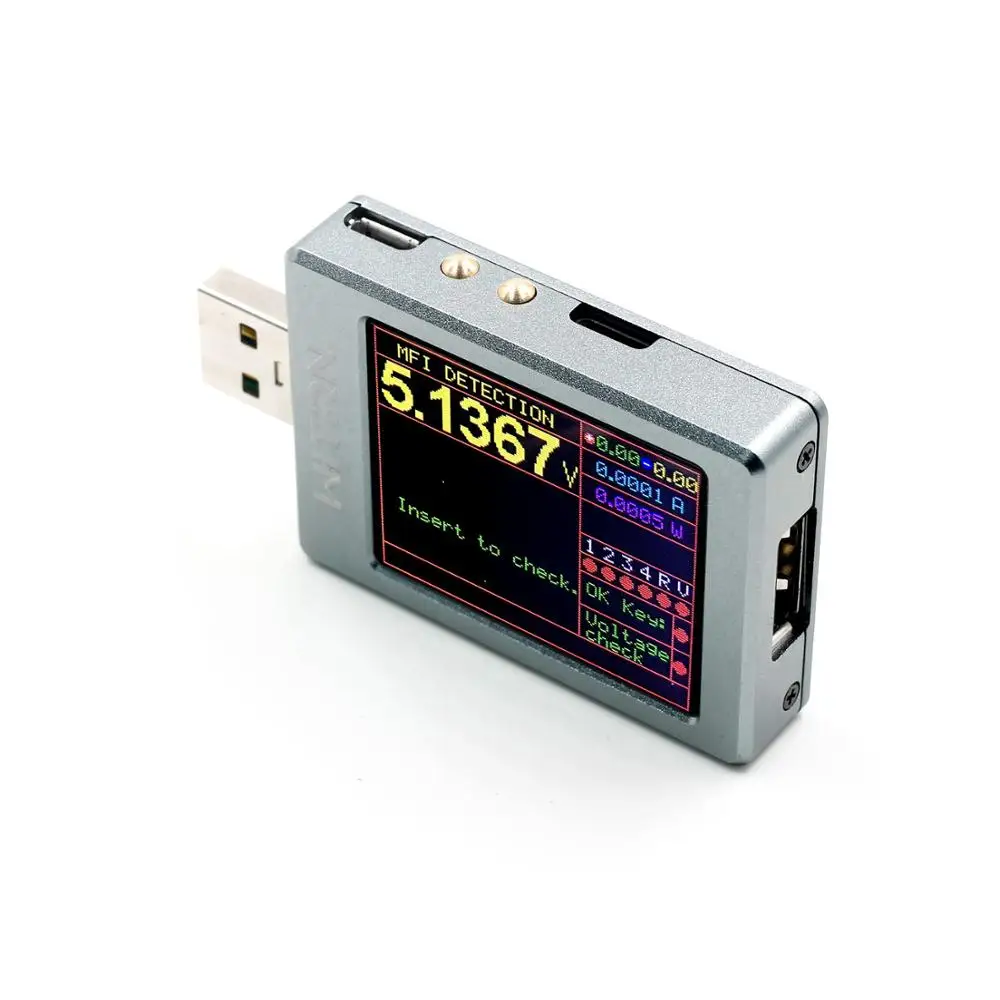 WITRN-X-MFI USB-тестер вольтметра QC4 + PD3.0 2 PPS с поддержкой быстрой зарядки | Инструменты