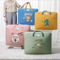 childrens cartoon quilt storage bag large quilt bag portable clothes doggy bag luggage household sorting bags