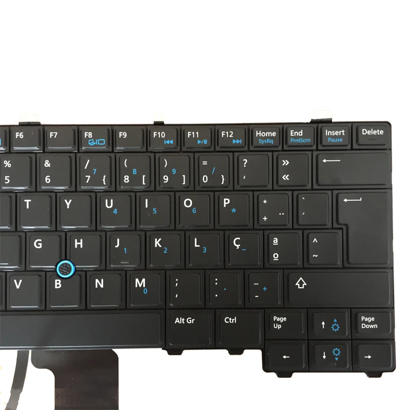 Португальская Клавиатура для ноутбука Dell Latitude E7440 E7240 черный 0JYFTN ноутбук клавиатура po