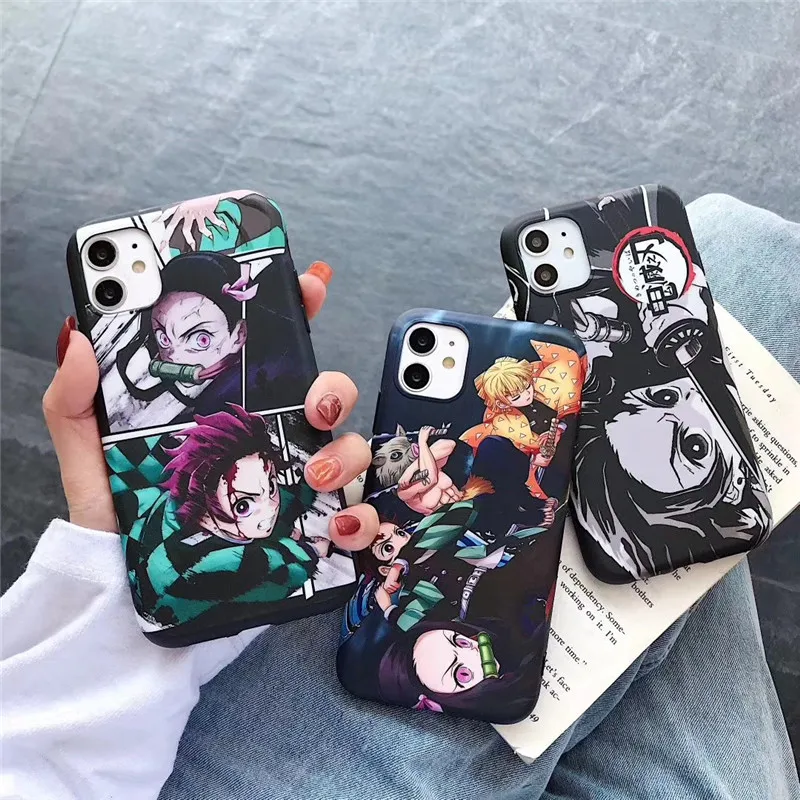 Kamado Nezuko Kimetsu no Yaiba Demon Slayer TPU силиконовый IMD чехол для телефона iphone 6/6s 7 / 8 7Plus/8Plus X XS i11
