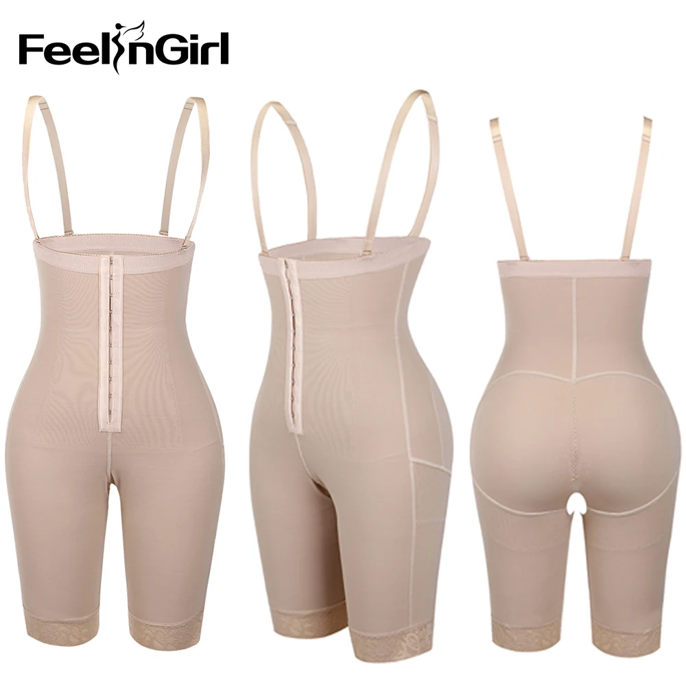FeelinGirl, женское нижнее белье для похудения, Утягивающее нижнее белье, утягивающее белье с контролем живота, Корректирующее белье, подтягивающее бедра, Fajas