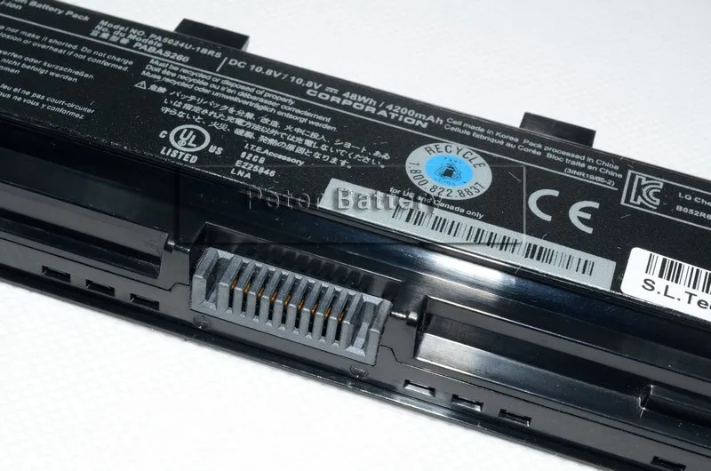 Оригинальный аккумулятор для ноутбука JIGU PA5023U PA5024U PA5025U PA5026U PABAS259 PABAS260 PABAS261 PABAS262