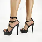 LAIGZEMженские босоножки на платформе; Туфли-лодочки на высоком каблуке-шпильке с открытым носком и пряжкой; Обувь унисекс для костюмированной вечеринки; Женская обувь; Большие размеры 43, 48, 50, 52