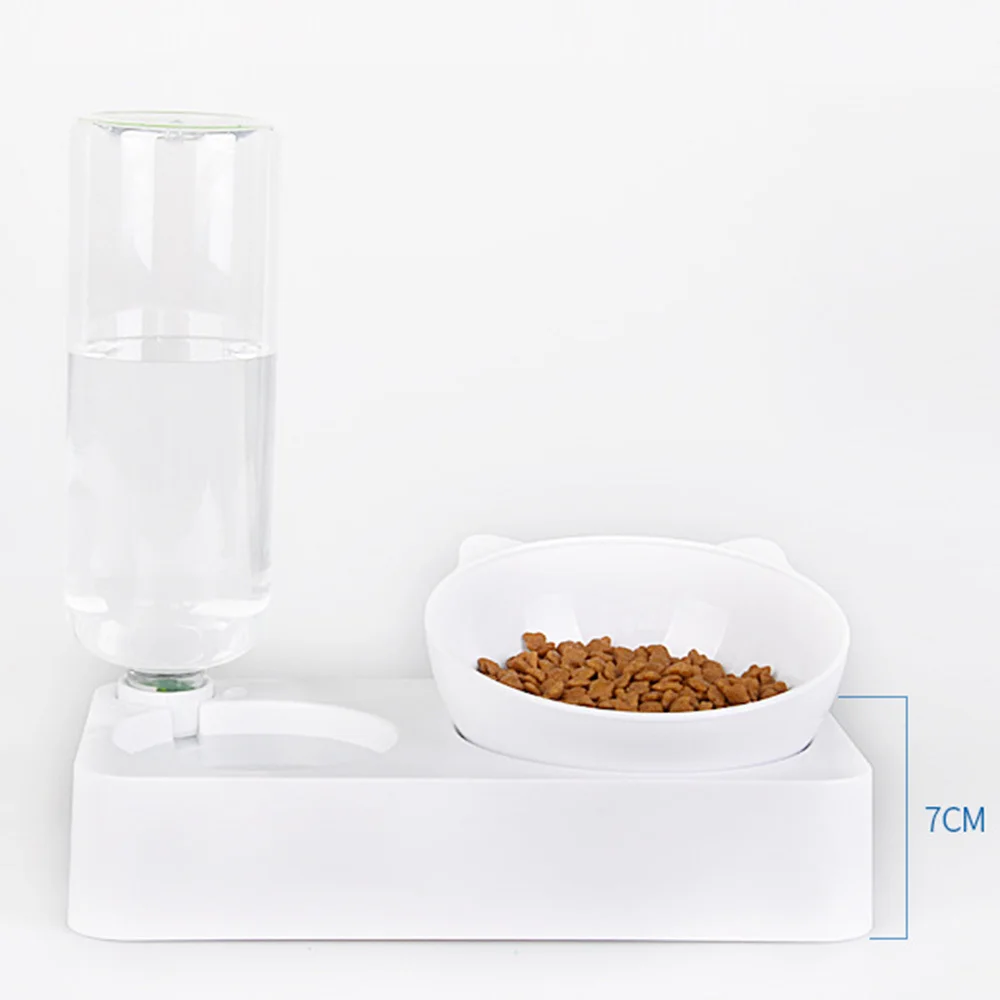 

Dogs And Cats Automatic Water 2 in 1 Pet Feeder Bowl Pet Cat Dog Bowl For Food Automatic Drinking Water Bottle Pets Products