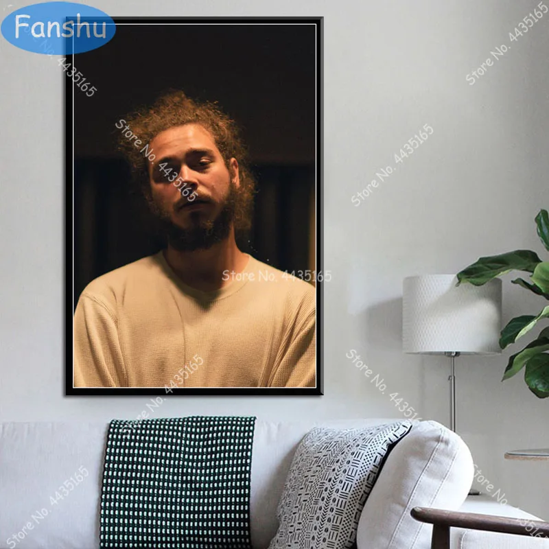 Постер Hot Post Malone в стиле хип-хоп рэп-певица новинка настенное искусство на заказ