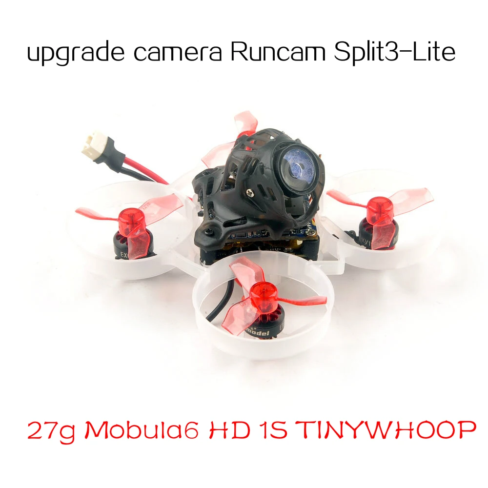 Happymodel Mobula6 HD 1080P Runcam Split3-Lite DVR 65 мм Crazybee F4 Lite 1S Whoop FPV гоночный Дрон FRSKY/FLYSKY/TBS BNF |