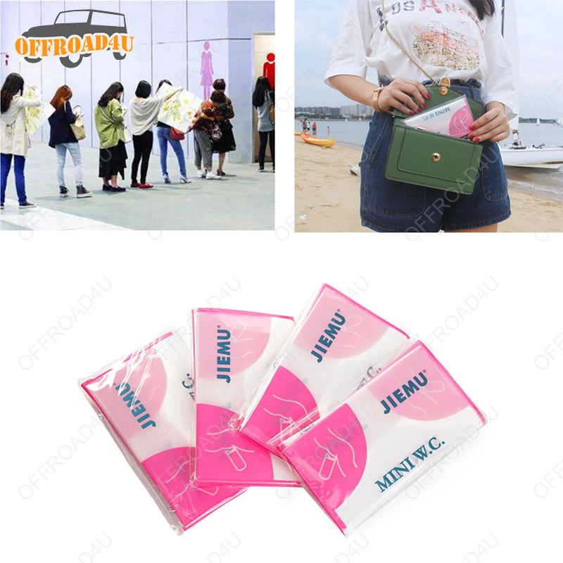 

4 шт. 700 мл аварийный портативный мочи мешок для рвота сумки мини мобильные туалеты одноразовые удобный унисекс для использования на открыто...