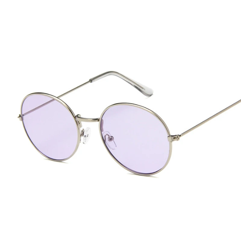 Солнечные очки в винтажном стиле женские овальные круглые брендовые