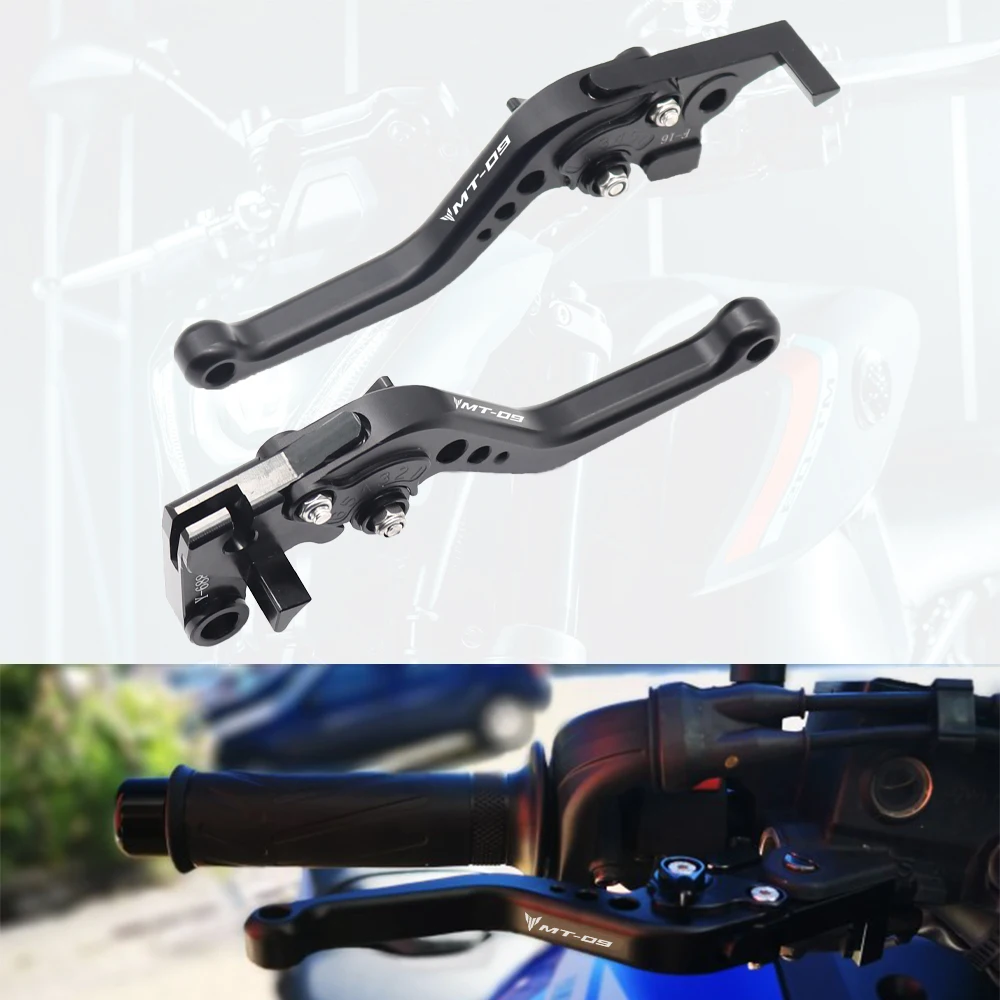 

CNC Short Brake Clutch Levers For YAMAHA MT-09 FZ09 2013-2021 MT09/Tracer 900 LOGO Motorcycle Accessories Handles Lever MT FZ 09