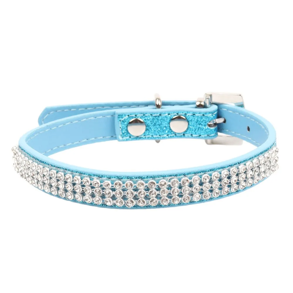 Ошейники Стразы для маленьких собак ожерелье кошек животные такса аксессуары