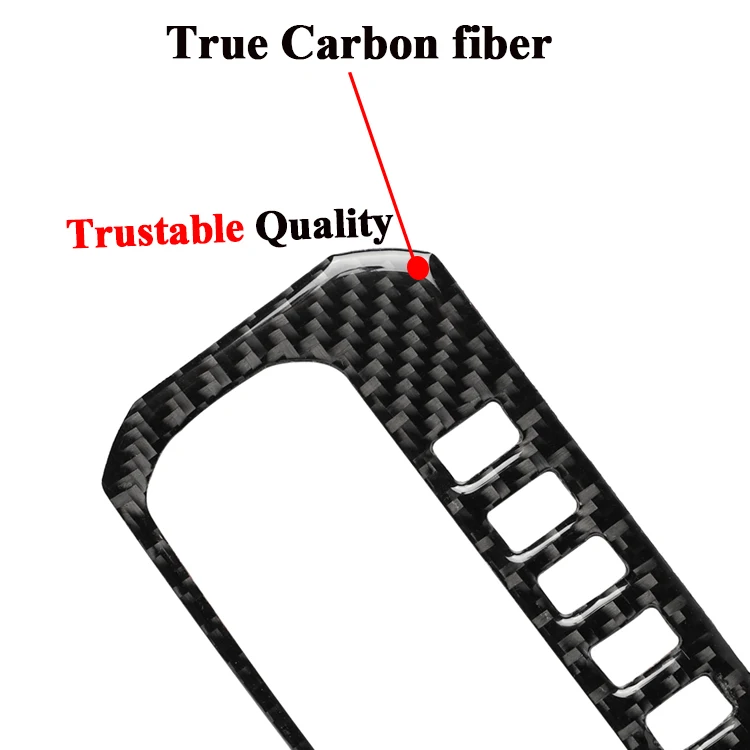 Чехол из натурального углеродного волокна для панели коробки передач салона Honda