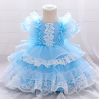 2021 toddler baby girl clothes infant 1 year birthday girls dress party wedding baby dress baptism prom princess dress costume