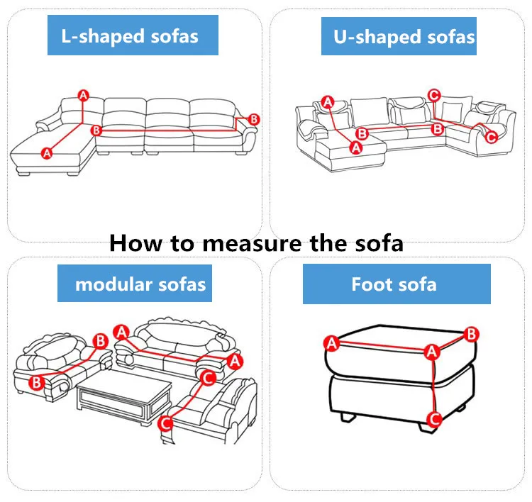

Geometric Stretch Sofa Covers Elastic Cover for Sofa Corner Couch Covers L Shape Slipcovers Furniture Protector for Living Room