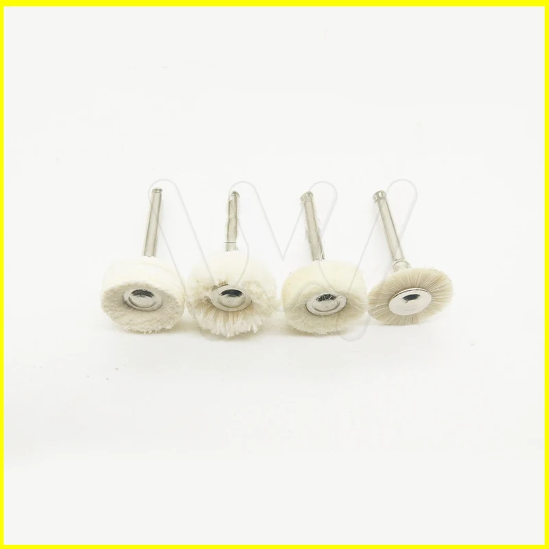 20 шт. 4 типа хлопковые щетки для полировки колесная защелка стоматологических