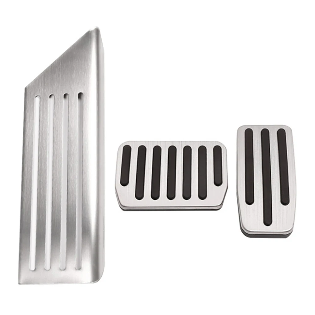 

Anti Slip Foot Pedal Car Accelerator Footrest Pedal Brake Clutch Pad Accessories For Tesla Model 3 Y 2021 Aluminum Alloy