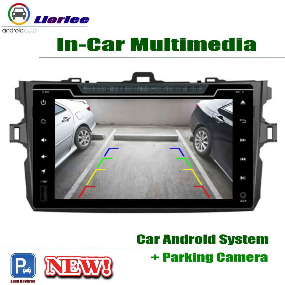 Автомобильный плеер для Toyota Corolla (E140) Sedan 2006-2013 GPS-навигация Android 8 Core A53 процессор