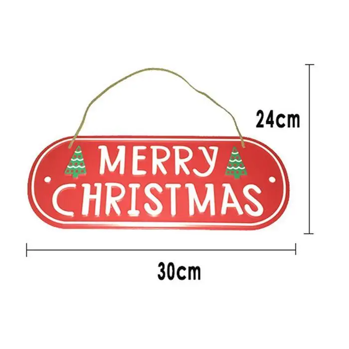 С Рождеством Добро пожаловать поздравительная дверная табличка подвесная