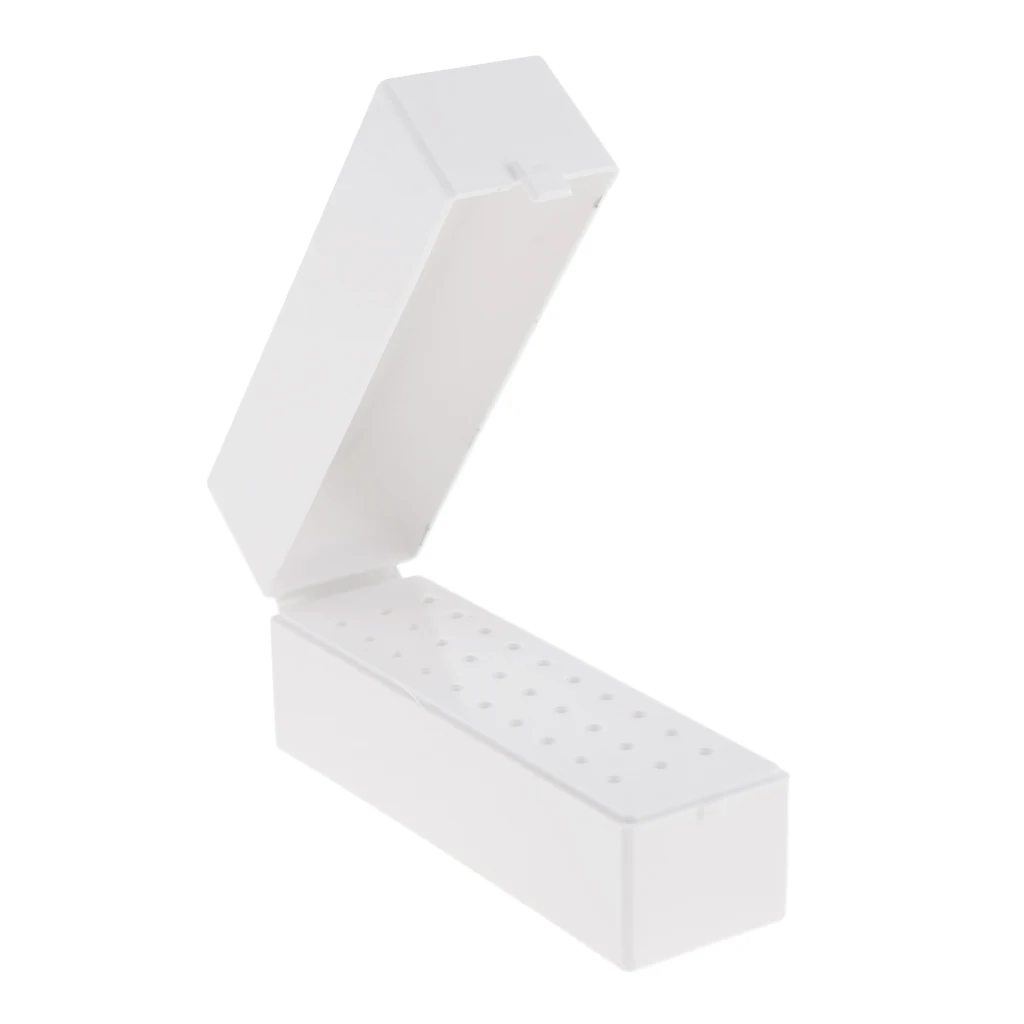 Держатель для фрез маникюрных с 30 отверстиями пылезащитная подставка органайзер