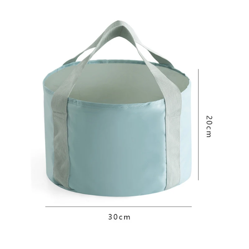 Портативный дорожный складной резервуар для воды умывальник мытья ног маленький