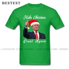 Мужская футболка с принтом Президент, рождественский подарок, зеленые и красные футболки с 3D принтом Дональд Трамп