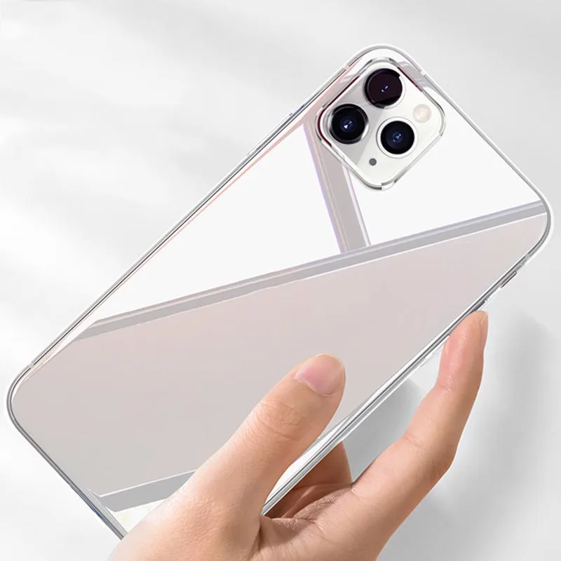 Чехол из закаленного стекла для телефона 11 Pro Max чехол ударопрочный корпус