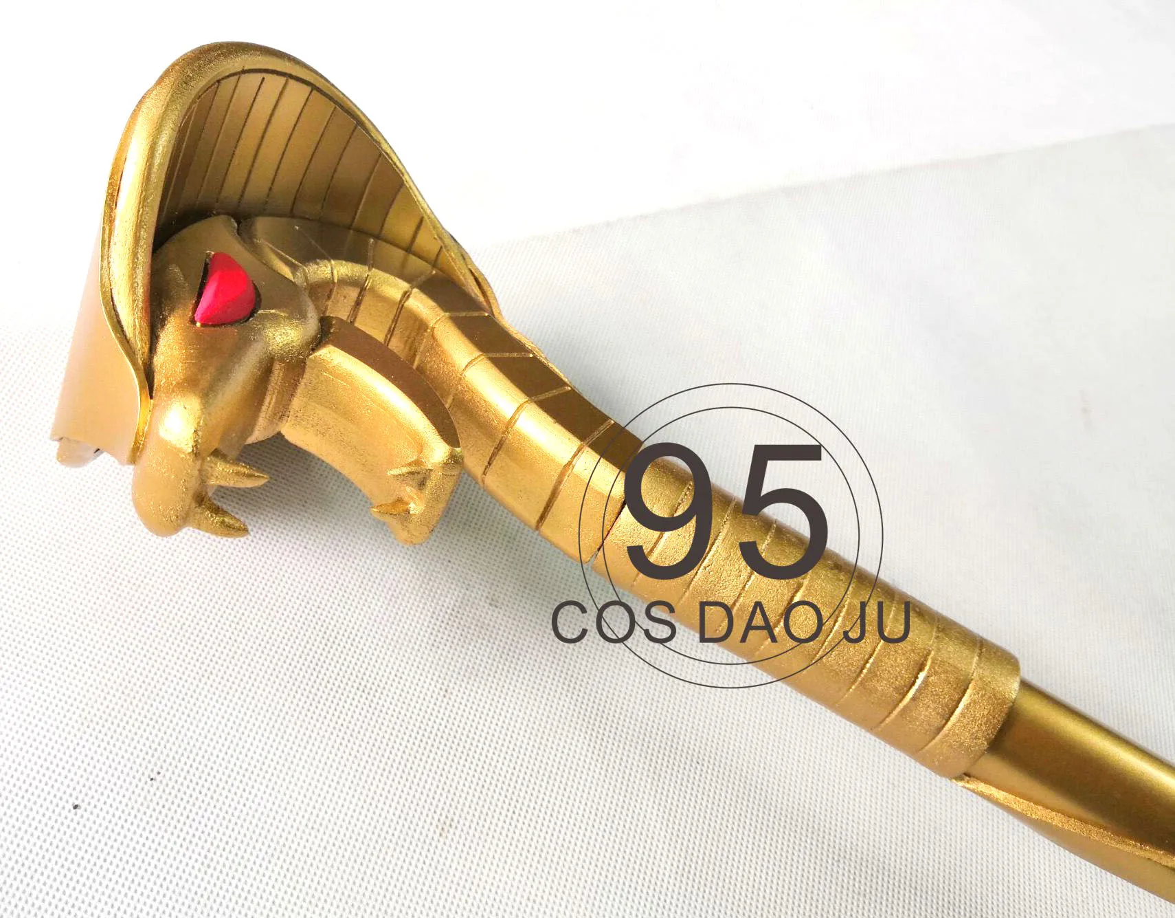 

Aladdin and the magic lamp Magician cosplay props PVC EVA snake head canes handmade for Carnival Halloween party free shipping