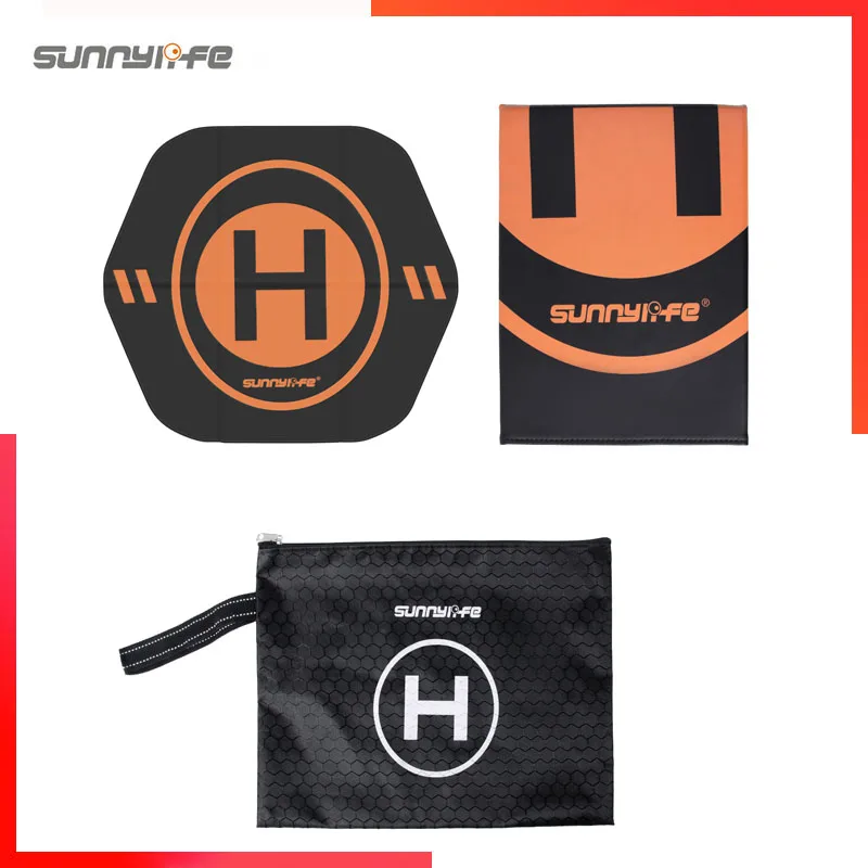 

Sunnylife Drone Landing Pad 55cm(22’’) Fast-Fold Double-Sided PU Leather Waterproof for DJI FPV/Mini SE/Air 2S/Mavic 2/FIMI X8SE