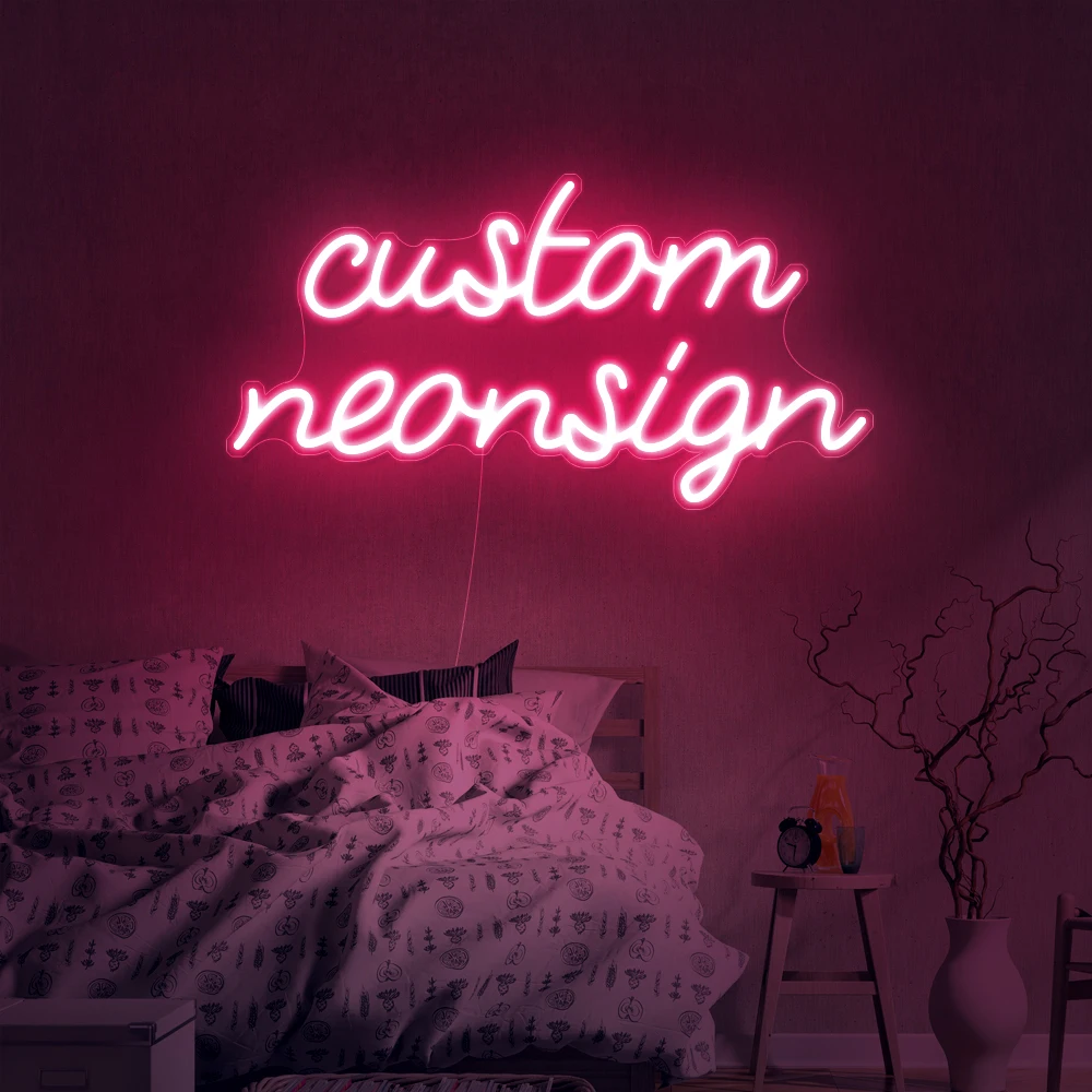 

Custom Neon LED Light Signs Shop Room Wall LED Neon Sign Wedding Birthday Party Decoration Neon Led For Home Vibe
