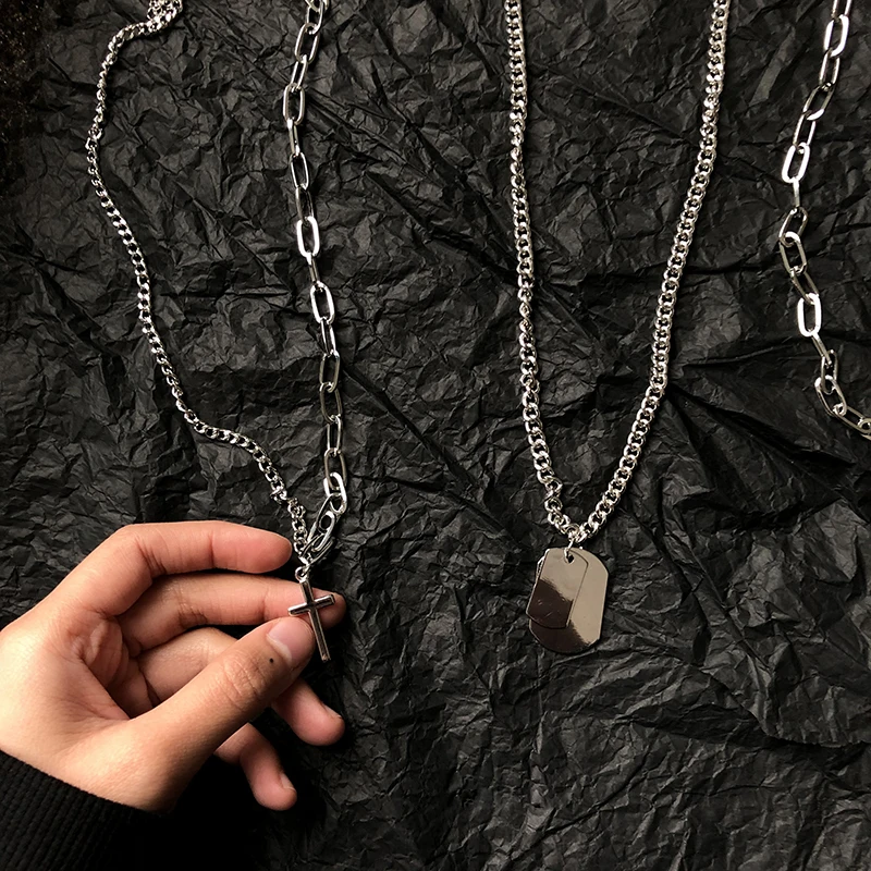 Хип хоп цепь для мужчин и женщин пара ожерелья ожерелье водонепроницаемые