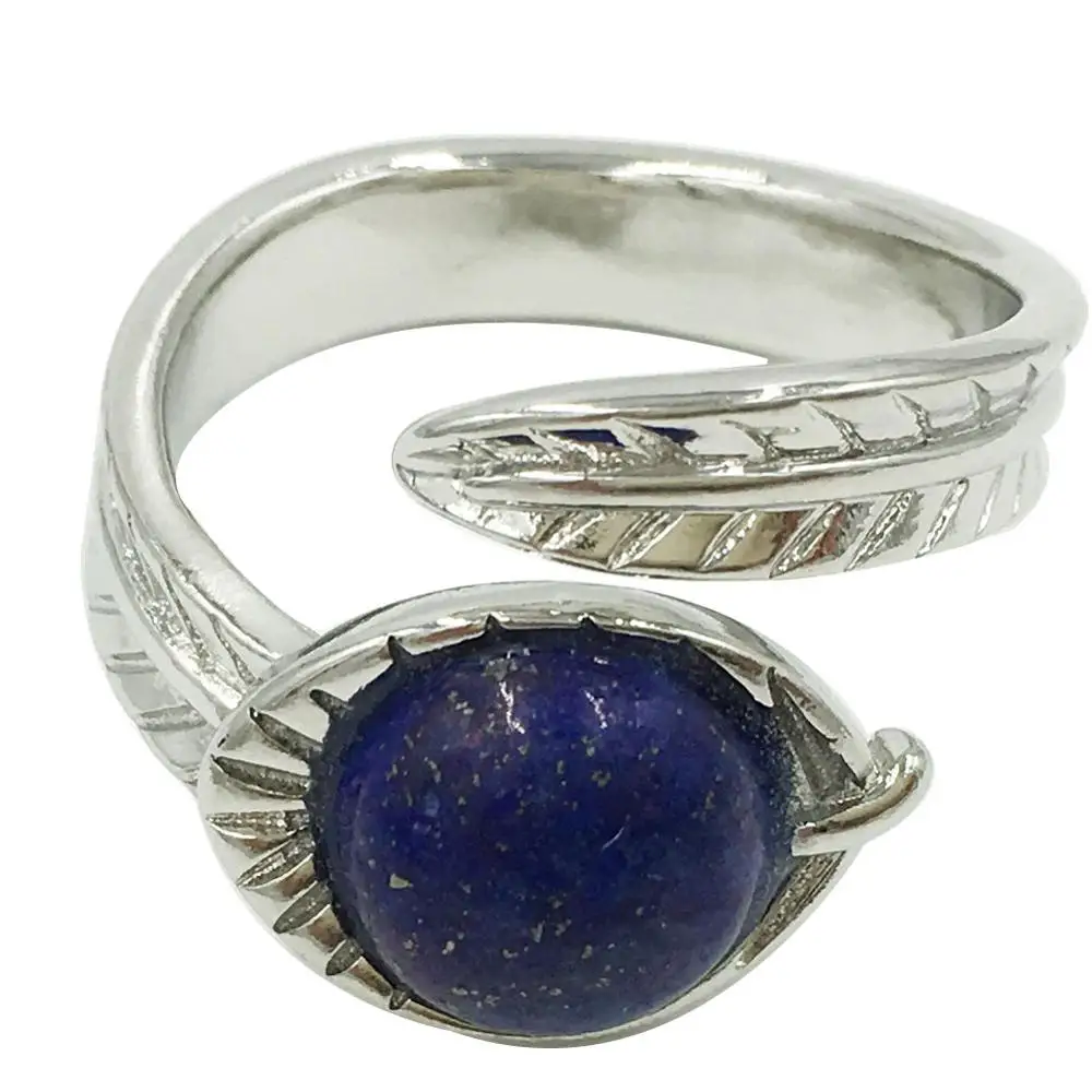 Тигровый глаз Howlite Кристалл Опал Золотой Камень Синий Песок Jaspe авантюрин кольцо