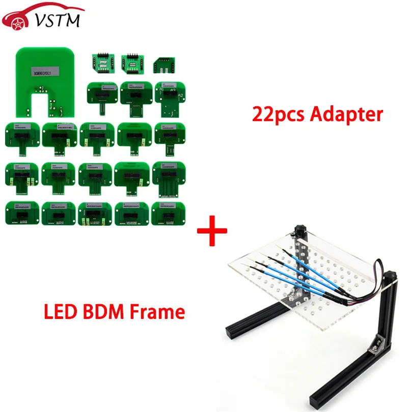 LED BDM Рамка тестирование для BDM100 fgtech чип тюнинг с Адаптер рамки kess KTAG K-TAG Master CMD ECU