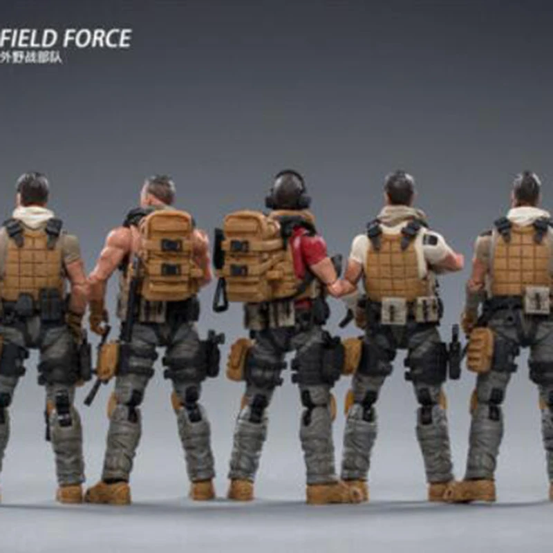 

In stock 1/18 scale JOYTOY 81911052 1/18 Scale PLA Field Force Groupe 5pcs Figure Collection Set