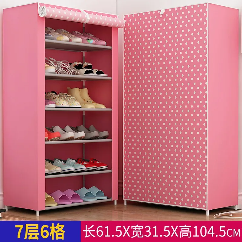

Dustproof Home Shoe Racks Organizer Multiple Layers Shoes Shelf Stand Holder Door Shoe Rack Save Space Home Wardrobe Storage