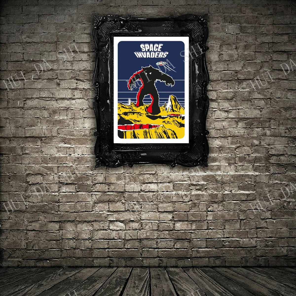 Игровой постер Space Invaders аркадная машина