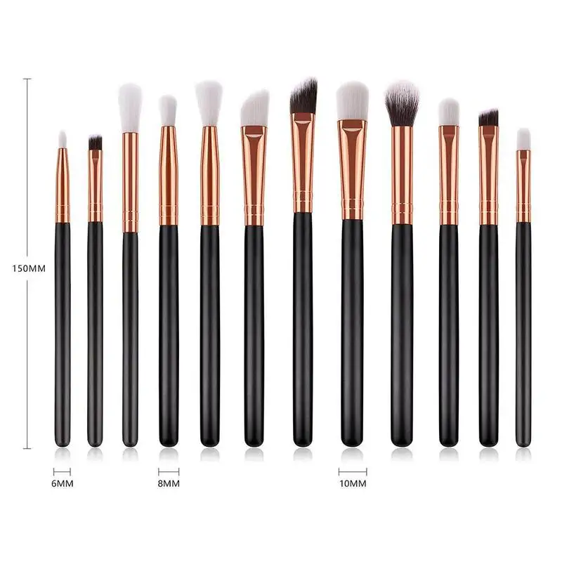 12 шт./компл. профессиональный косметический макияж кисти наборы тональный