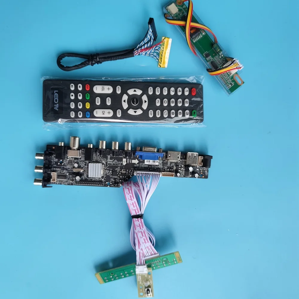 

Kit For LTN154X3 1280x800 Display panel remote HDMI-compatible LED USB VGA AV TV controller board driver digital DVB-T DVB-T2